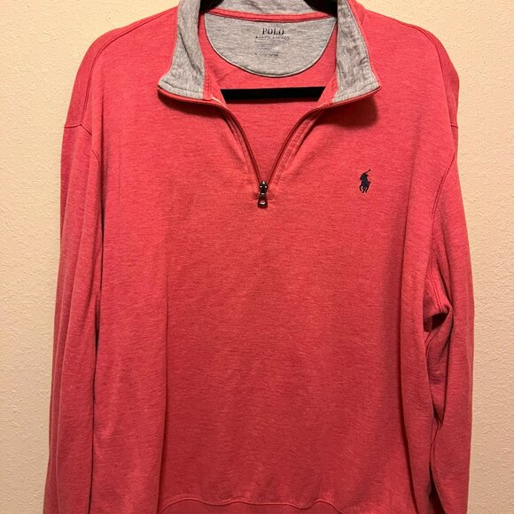 Polo Ralph Lauren Performance 1/4 Zip Pullover Sweatshirt Men's X-Large - Picture 1 of 4